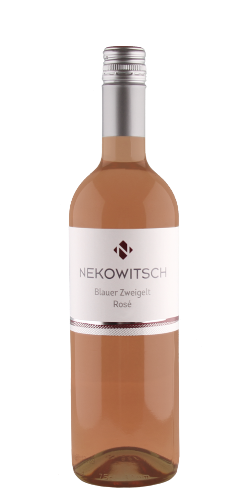 Nekowitsch Blauer Zweigelt Rose Weinflasche