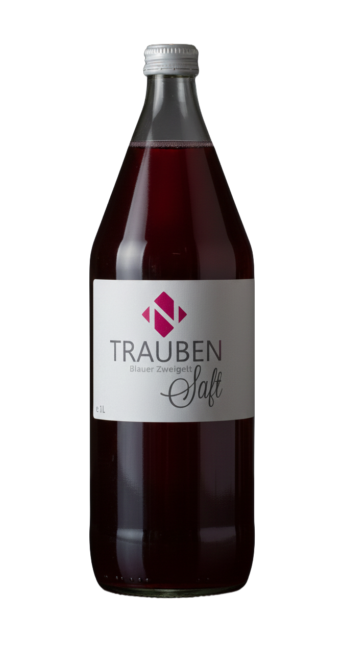 Traubensaft vom Blauen Zweigelt (4x1L)